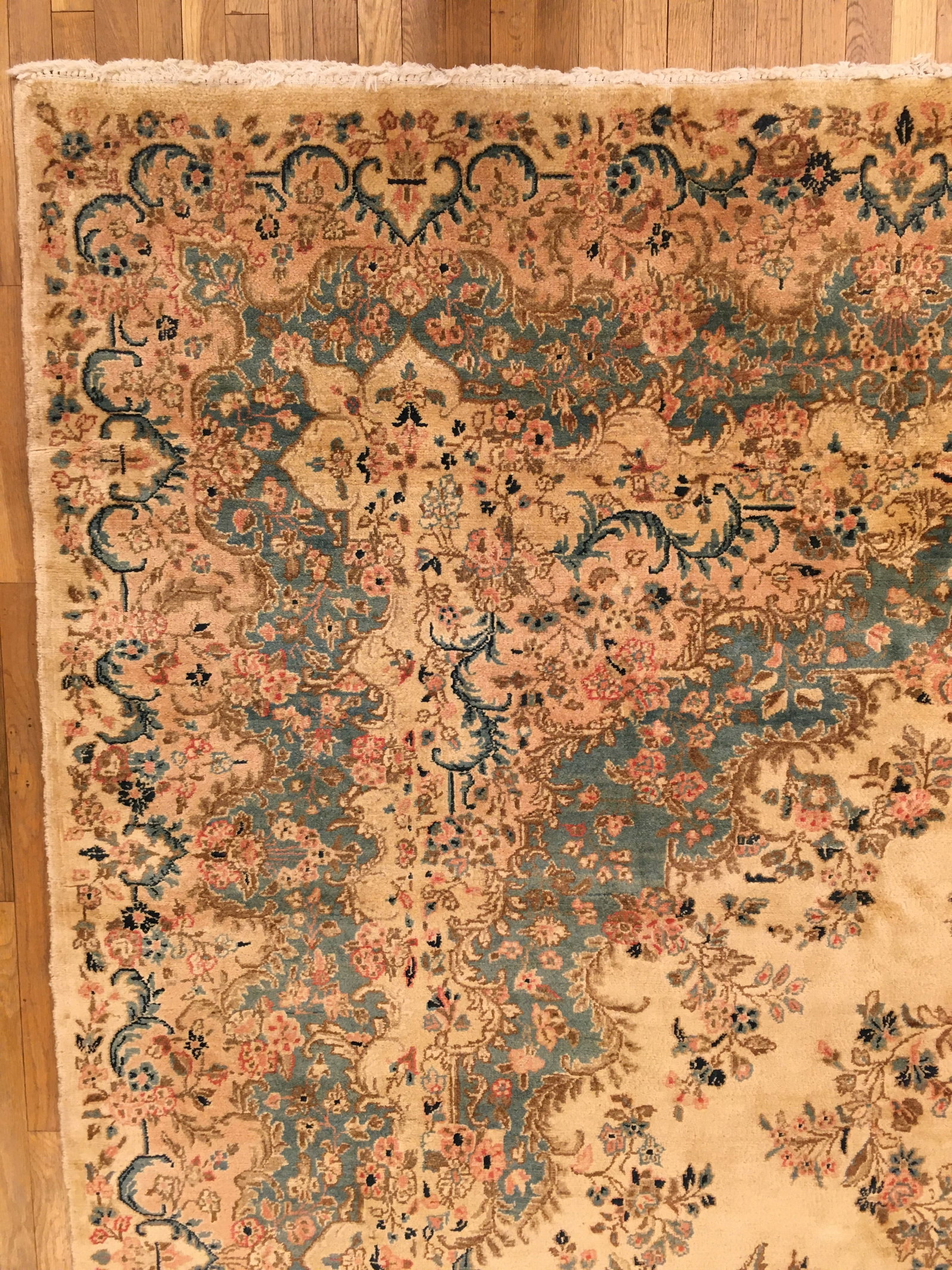 Vintage Persian Kerman Rug 15'0" H x 12'0" W - 7