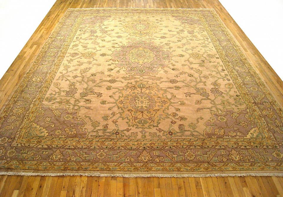 Antique Turkish Oushak Rug 14'5" H x 11'10" W - 2