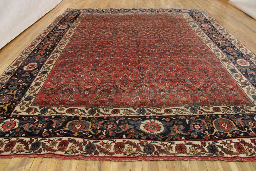 Antique Persian Bidjar Rug 14'4" H x 11'3" W - 13