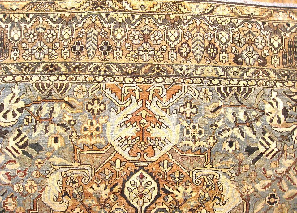 Vintage Persian Baktiari Rug 14'1" H x 11'3" W - 7