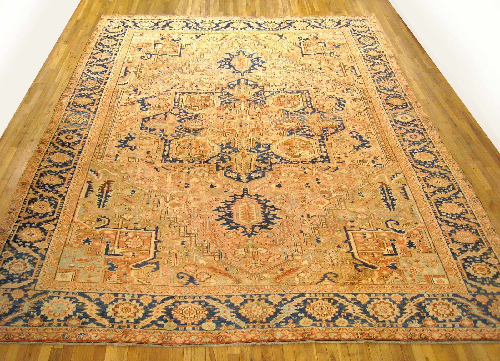 Antique Persian Heriz Rug 13'6" H x 11'0" W - 2