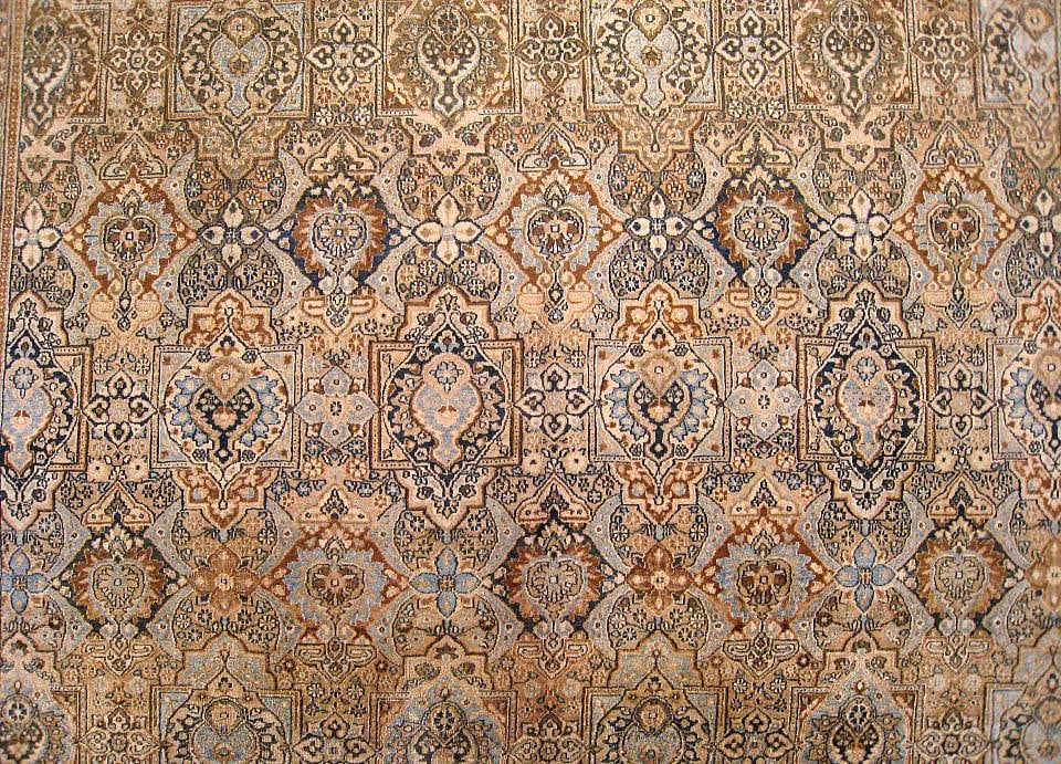 Antique Persian Meshed Rug 13'4" H x 10'7" W - 4