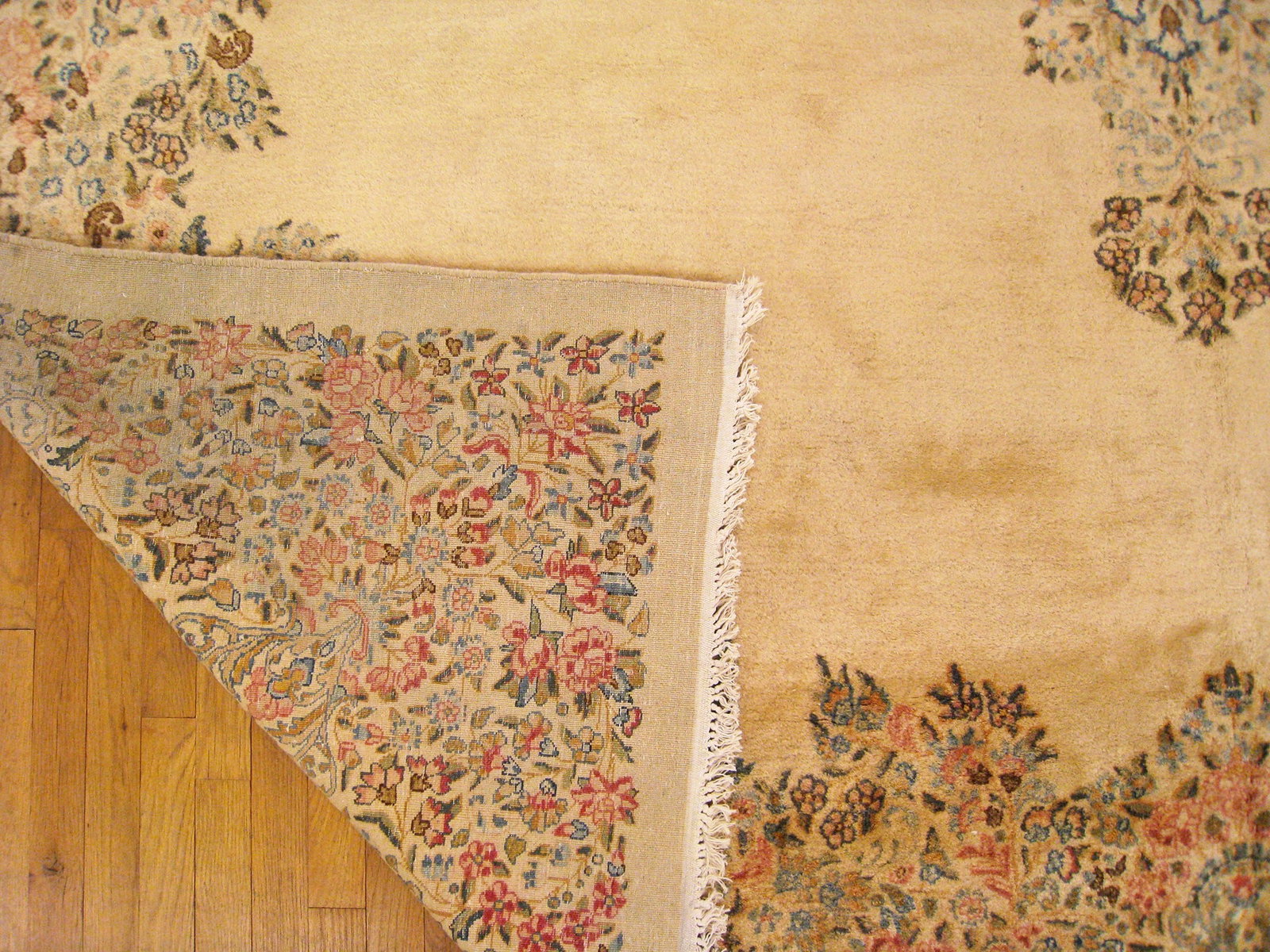 Vintage Persian Kerman Rug 13'4" H x 9'8" W - 10