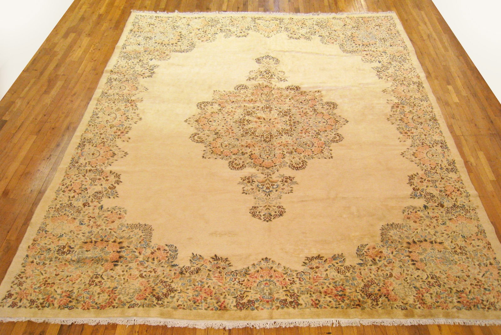 Vintage Persian Kerman Rug 13'4" H x 9'8" W - 2