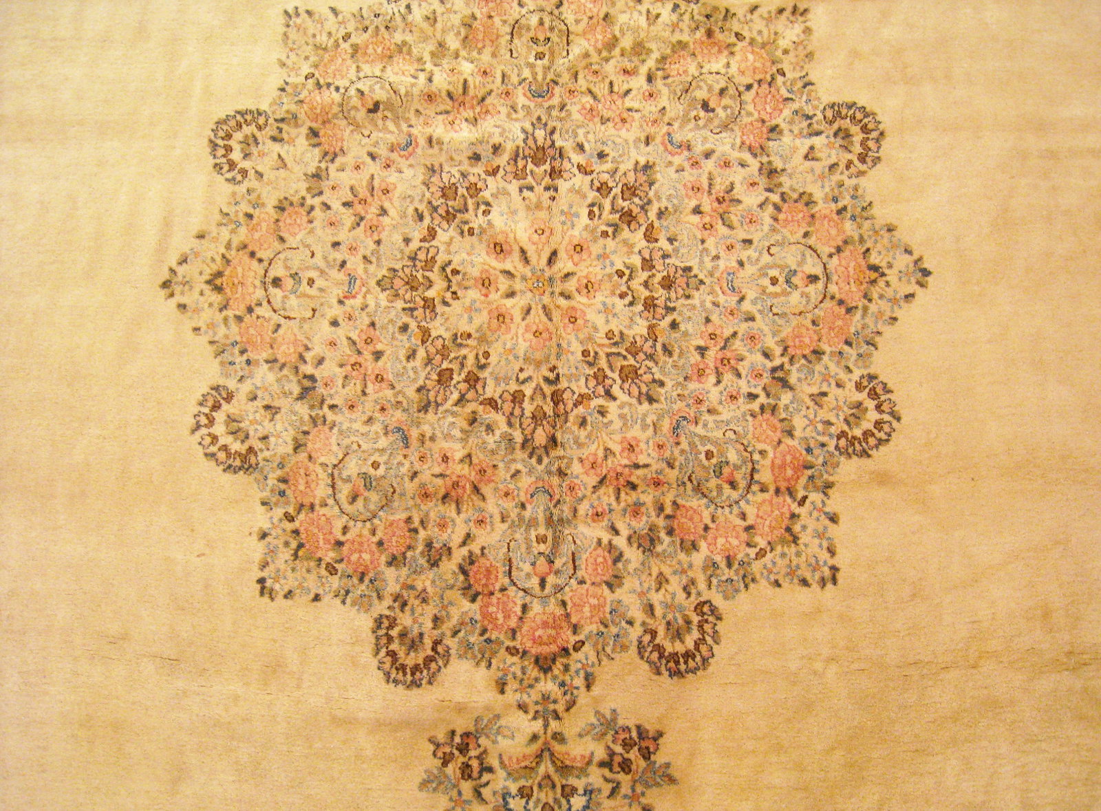 Vintage Persian Kerman Rug 13'4" H x 9'8" W - 5