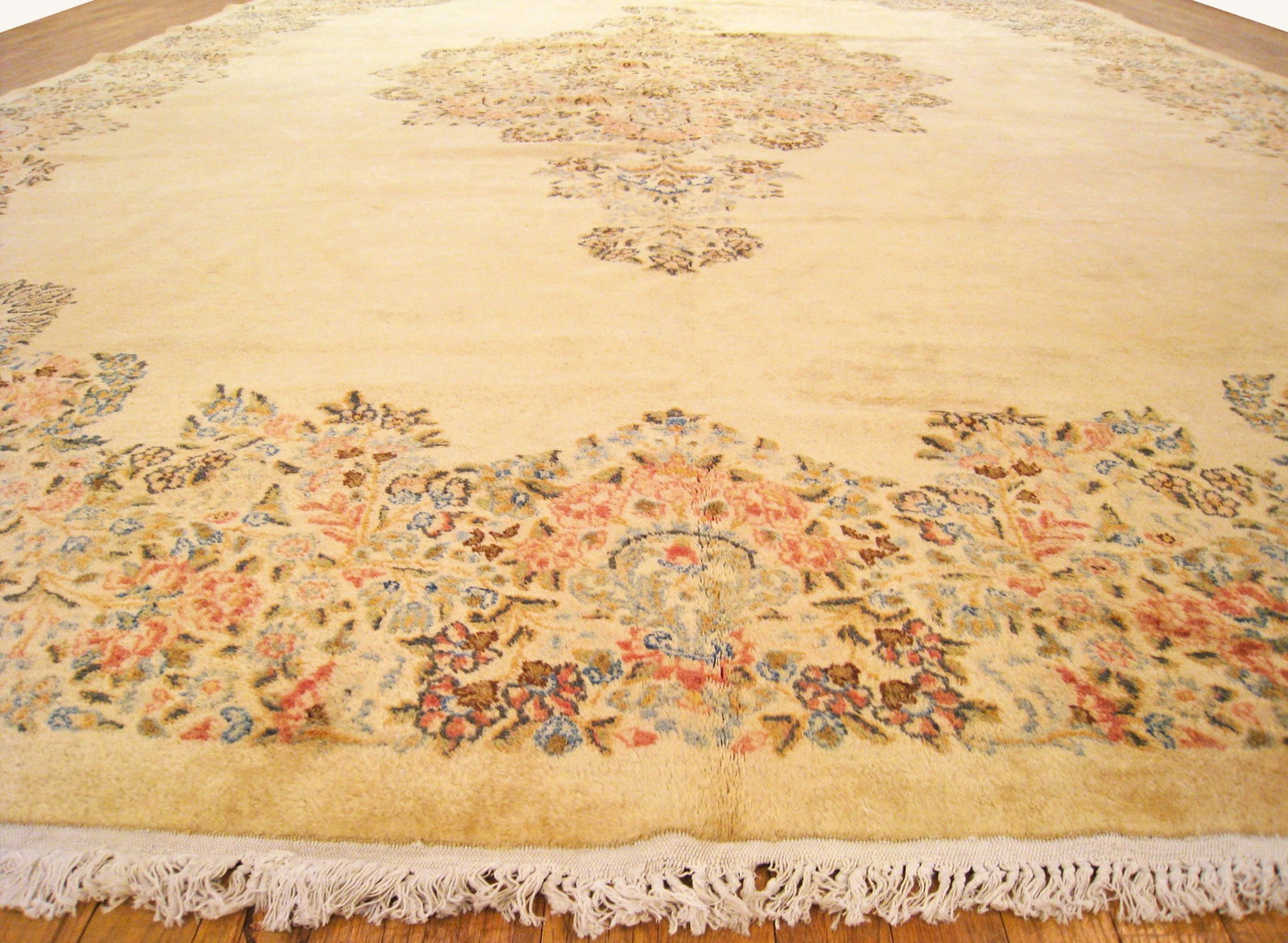 Vintage Persian Kerman Rug 13'4" H x 9'8" W - 9