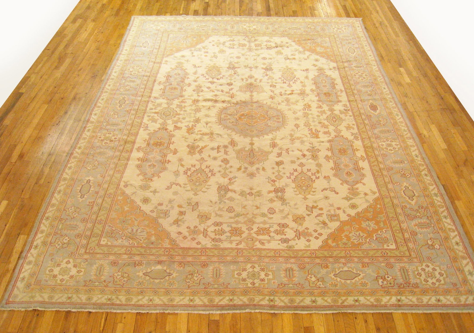 Antique Turkish Oushak Rug 13'4" H x 9'6" W - 2