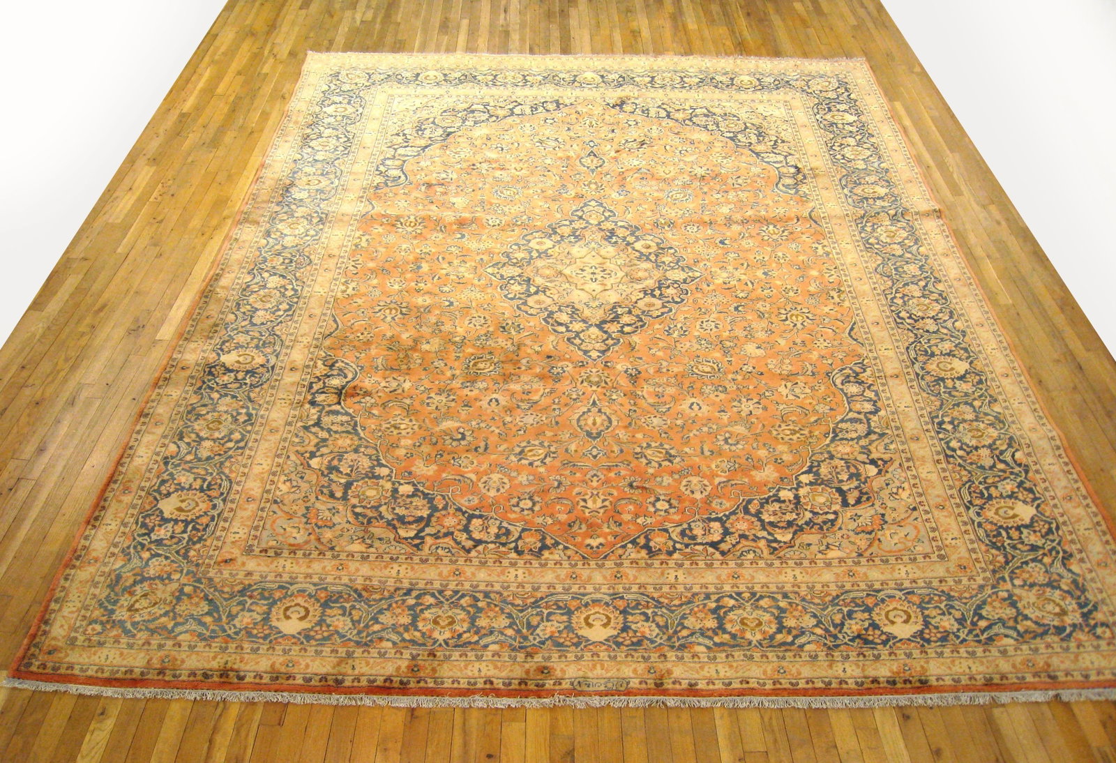 Vintage Persian Kashan Rug 13'1" H x 10'2" W - 2