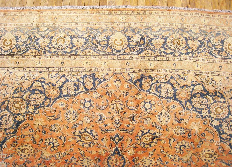 Vintage Persian Kashan Rug 13'1" H x 10'2" W - 7