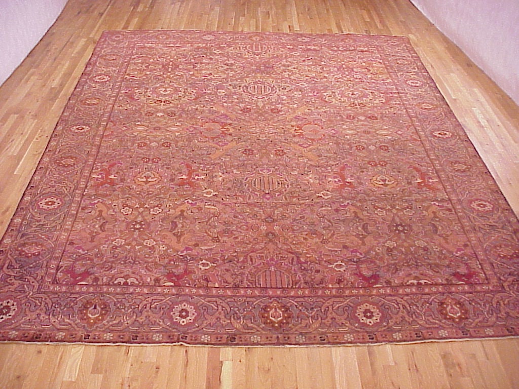 Antique Indian Amritsar Rug 13'0" H x 10'2" W - 9