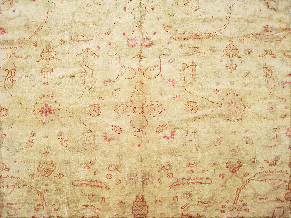Antique Turkish Oushak Rug 12'9" H x 10'3" W - 5