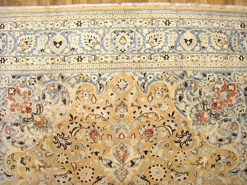 Antique Persian Meshed Rug 12'8" H x 10'2" W - 7