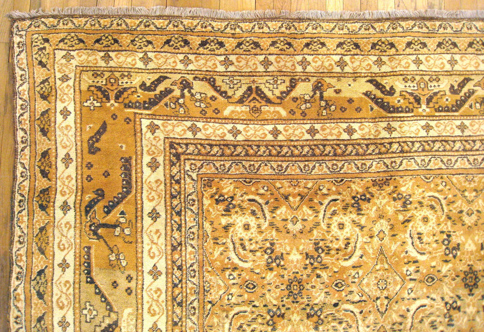 Vintage Indian Agra Rug 12'7" H x 11'8" W - 7
