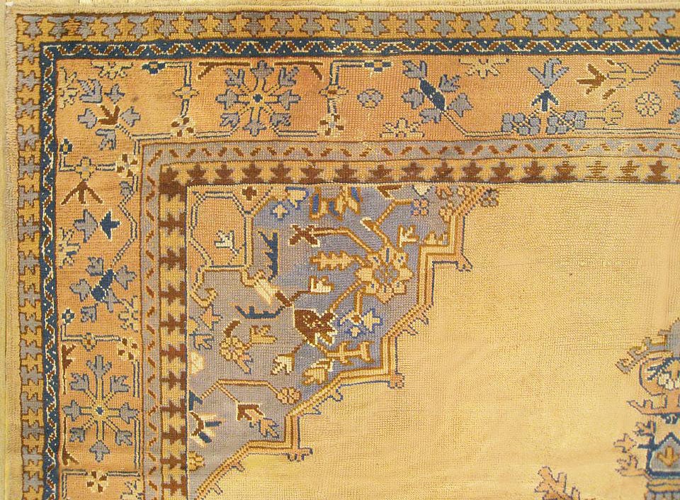 Vintage Turkish Oushak Rug 12'5" H x 10'0" W - 7