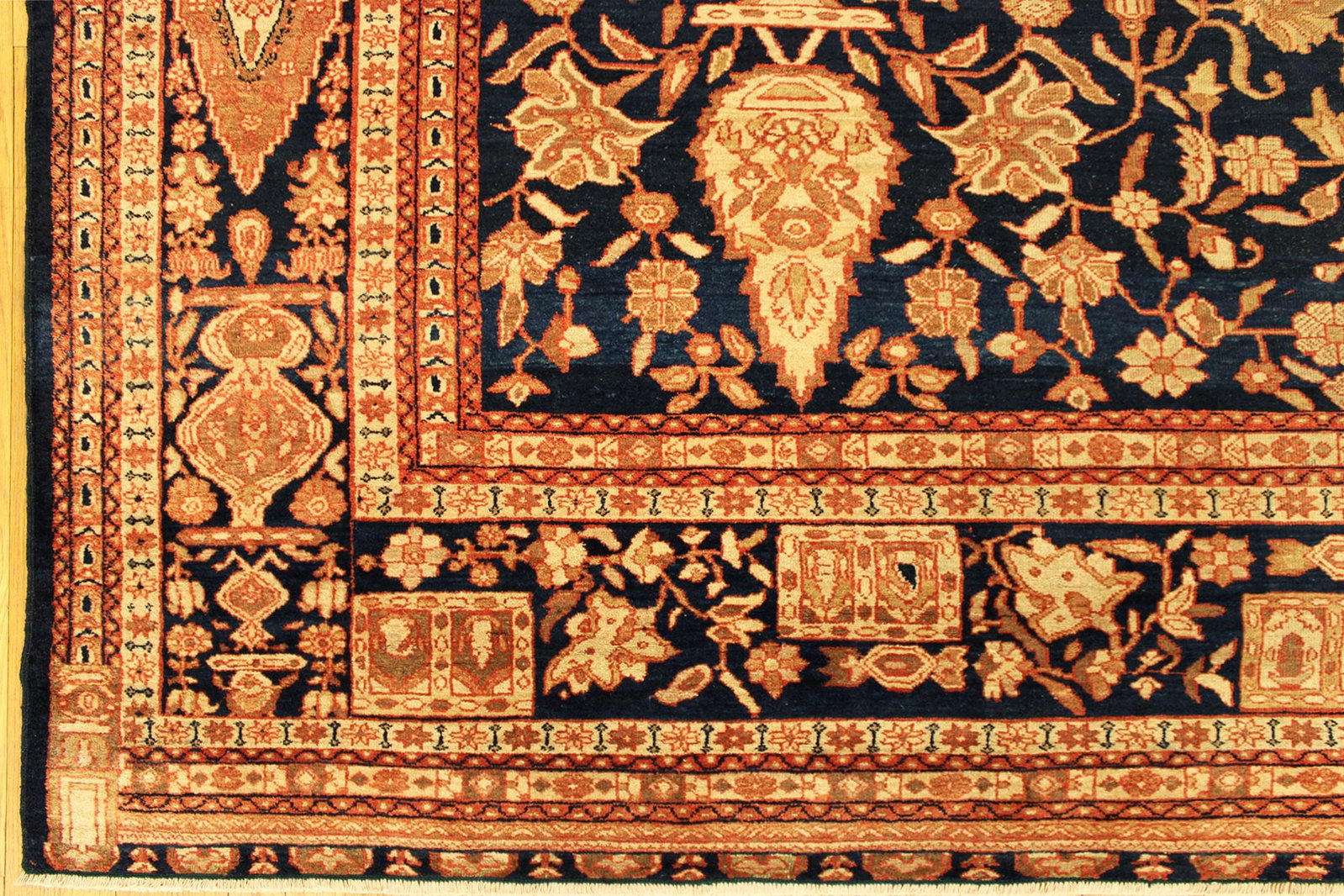 Antique Persian Ferahan Sarouk Rug 12'5" H x 9'0" W - 3