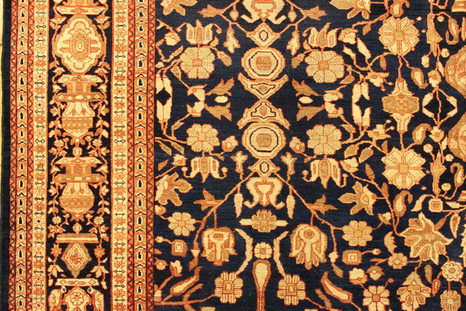 Antique Persian Ferahan Sarouk Rug 12'5" H x 9'0" W - 5