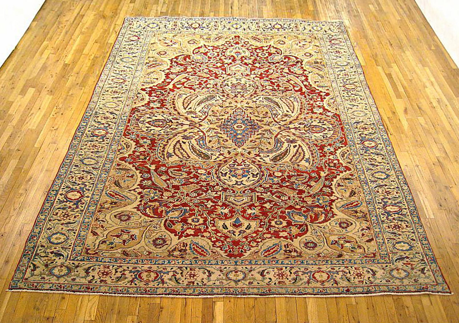 Antique Persian Heriz Rug 12'2" H x 8'4" W - 2