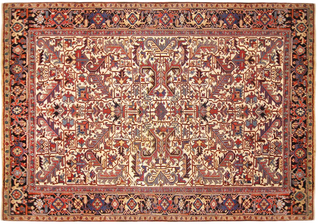 Vintage Persian Heriz Rug 12'0" H x 8'8" W (1 of 8)