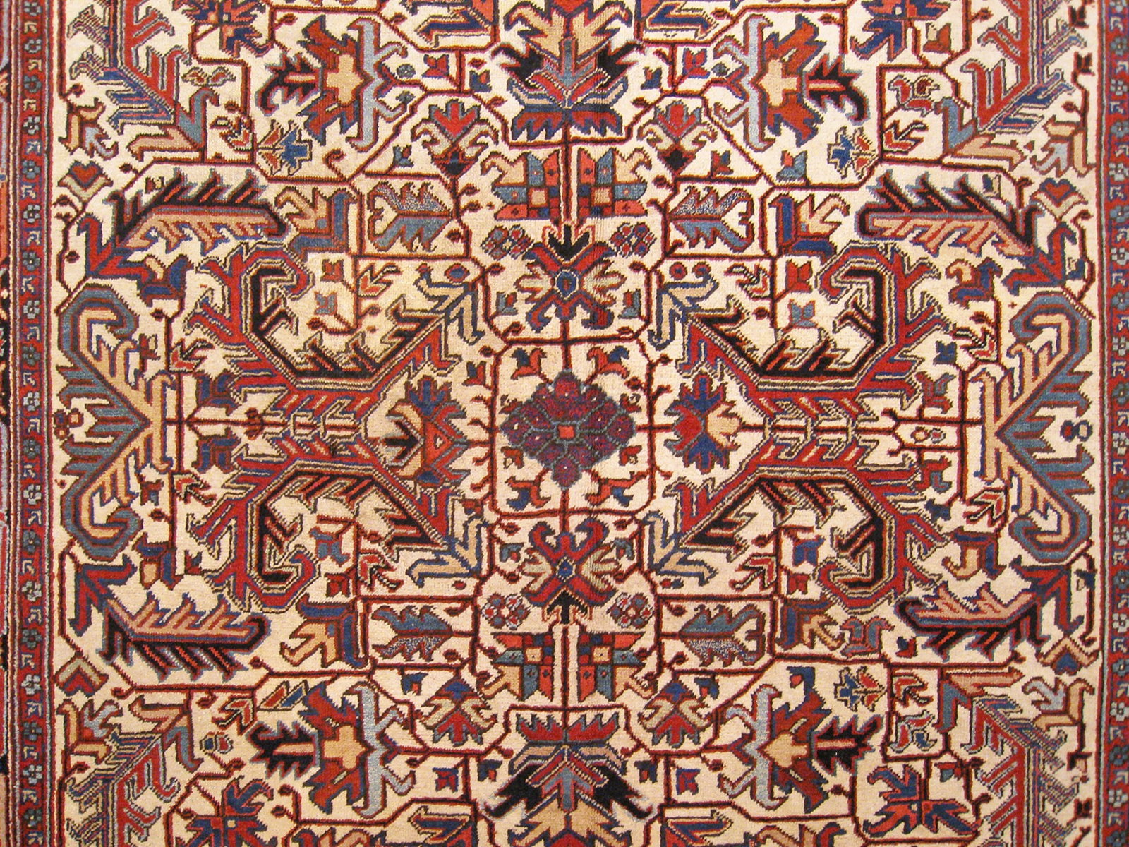 Vintage Persian Heriz Rug 12'0" H x 8'8" W - 5