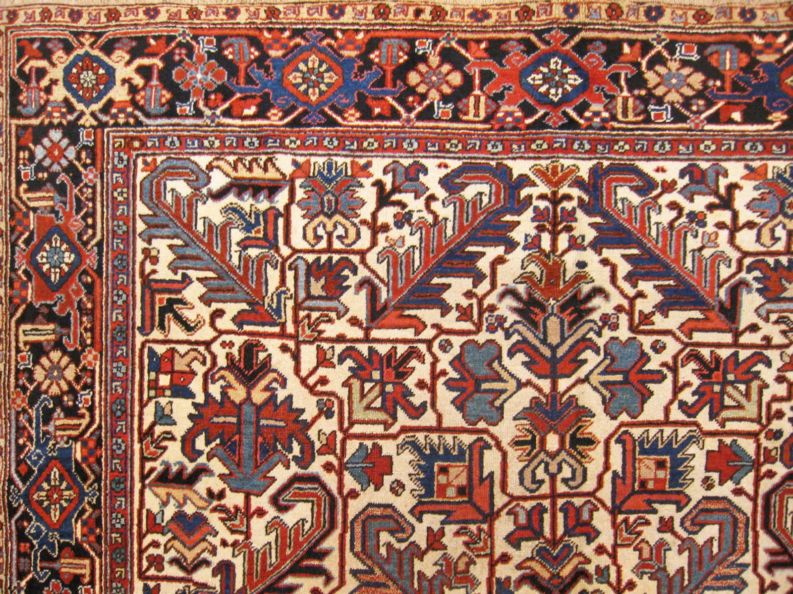 Vintage Persian Heriz Rug 12'0" H x 8'8" W - 6