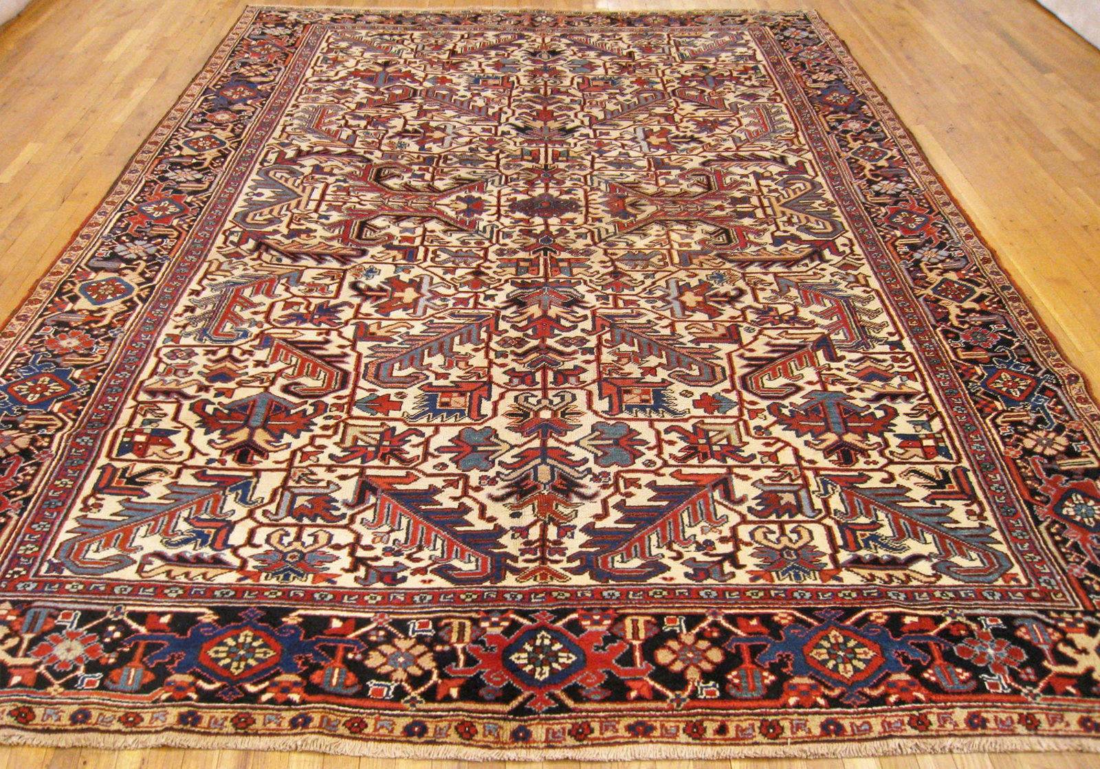 Vintage Persian Heriz Rug 12'0" H x 8'8" W - 8