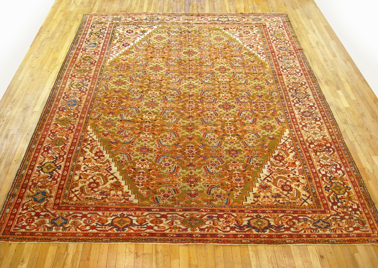 Antique Persian Sultanabad Rug 11'9" H x 9'3" W - 2
