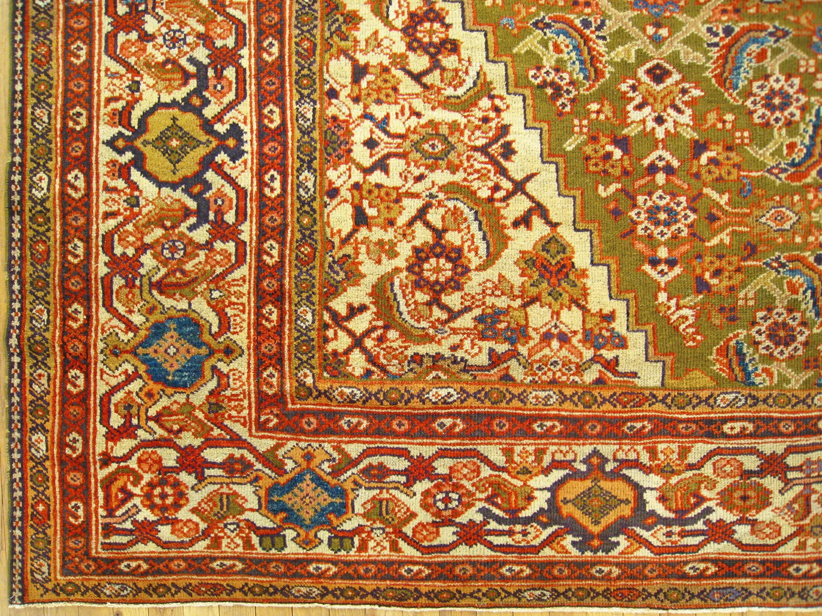 Antique Persian Sultanabad Rug 11'9" H x 9'3" W - 3