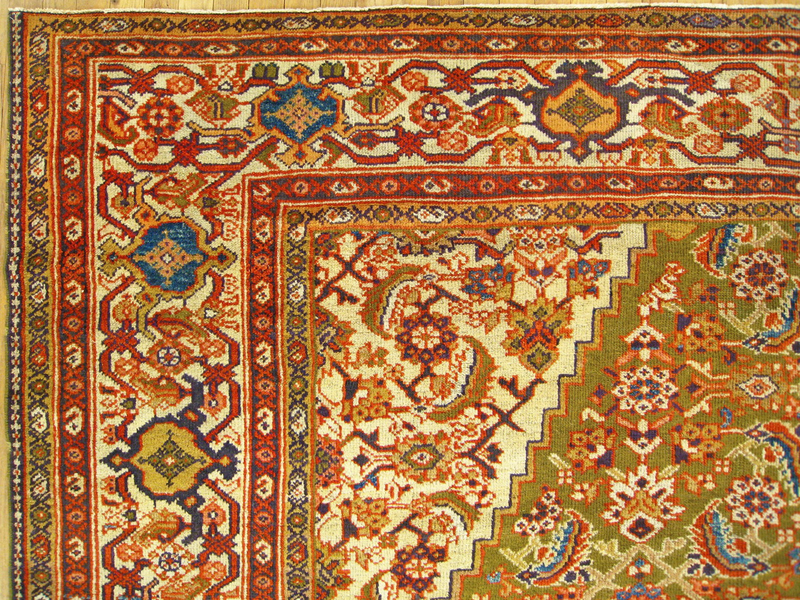 Antique Persian Sultanabad Rug 11'9" H x 9'3" W - 7