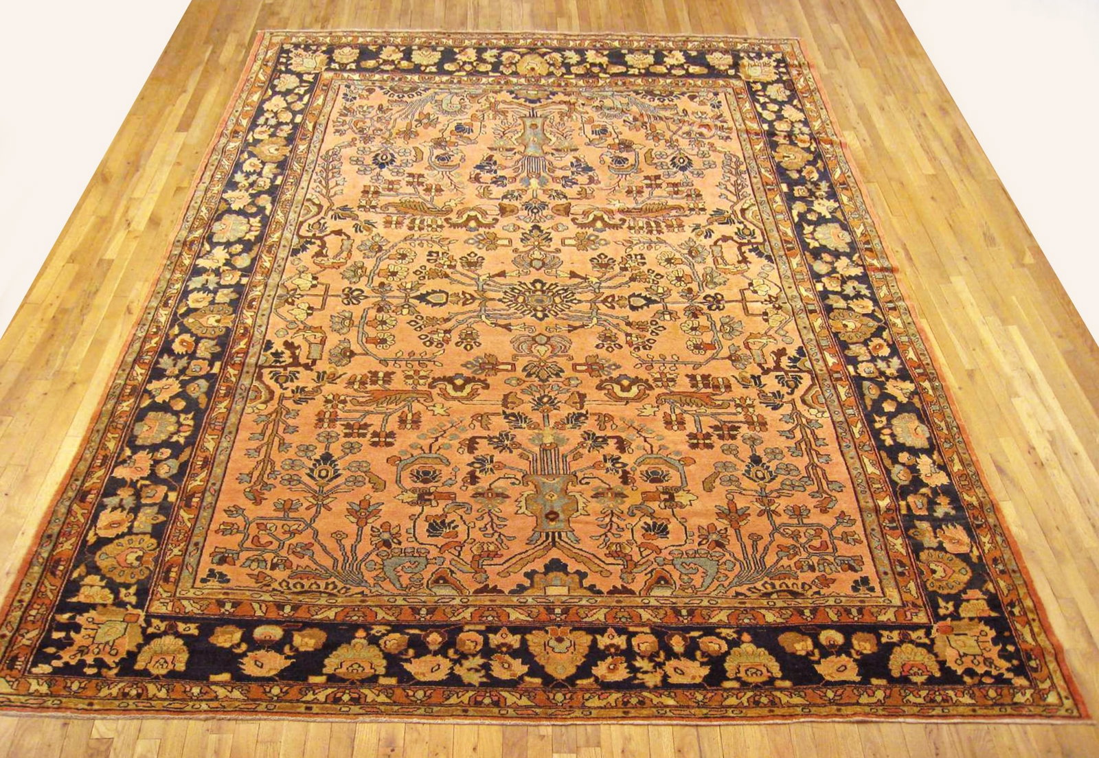 Antique Persian Lilihan Rug 11'9" H x 9'2" W - 2