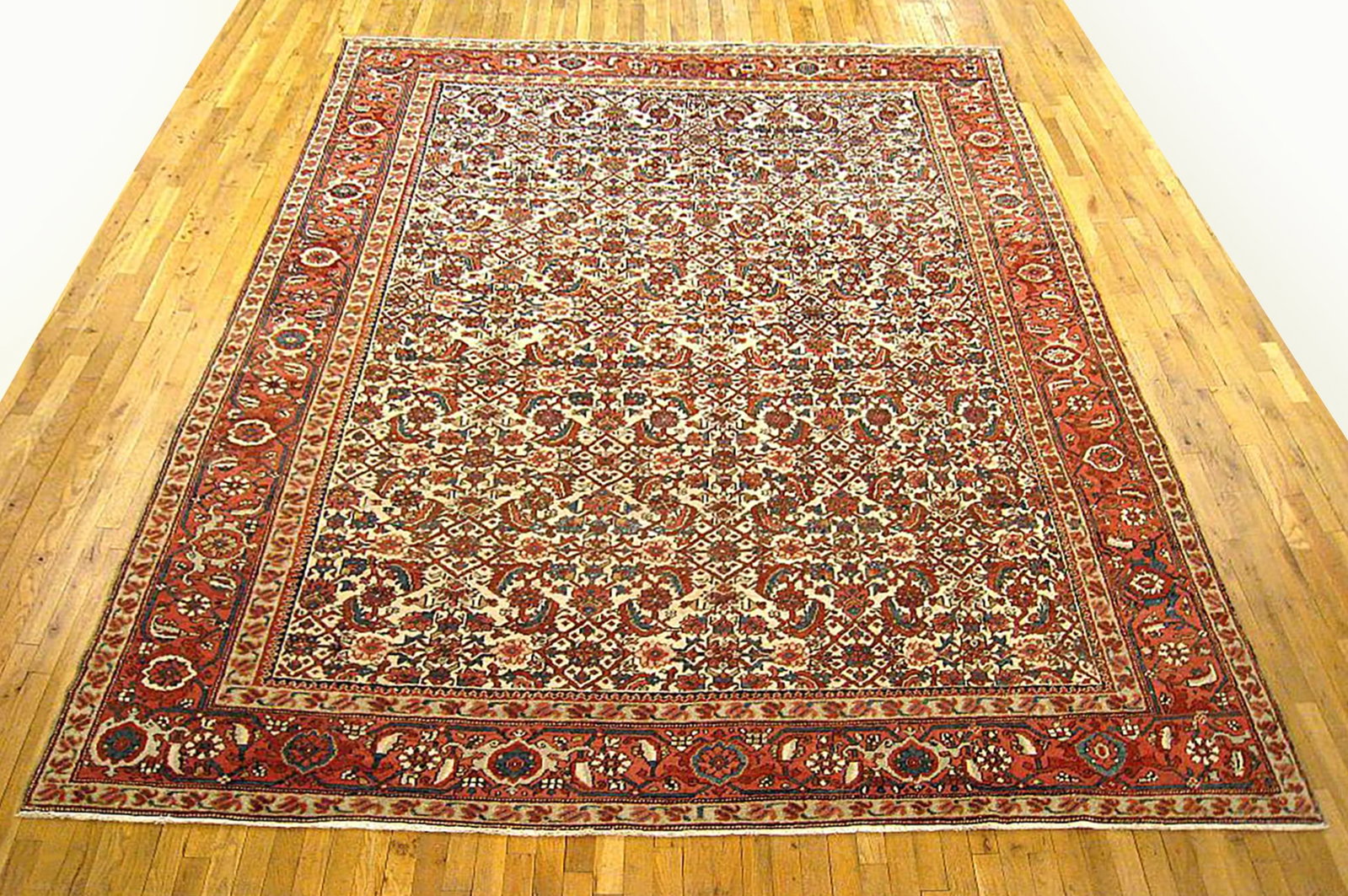 Antique Persian Bakshaish Rug 11'9" H x 9'0" W - 2