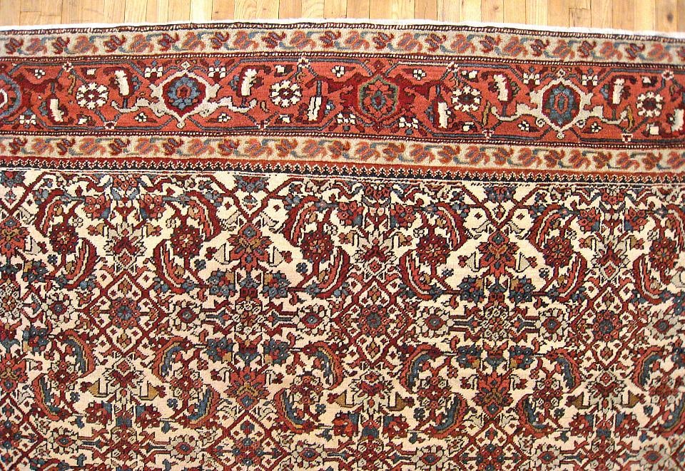 Antique Persian Bakshaish Rug 11'9" H x 9'0" W - 7