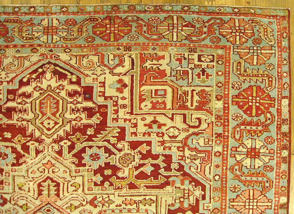 Antique Persian Heriz Rug 11'0" H x 9'0" W - 7