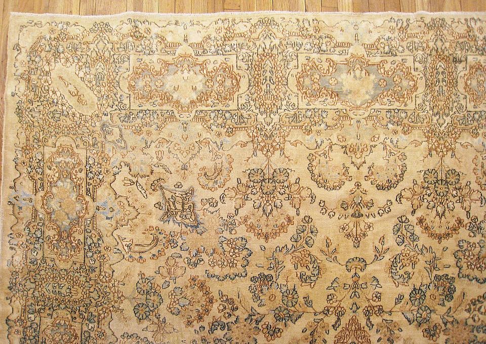 Vintage Persian Kerman Rug 10'5" H x 8'3" W - 6
