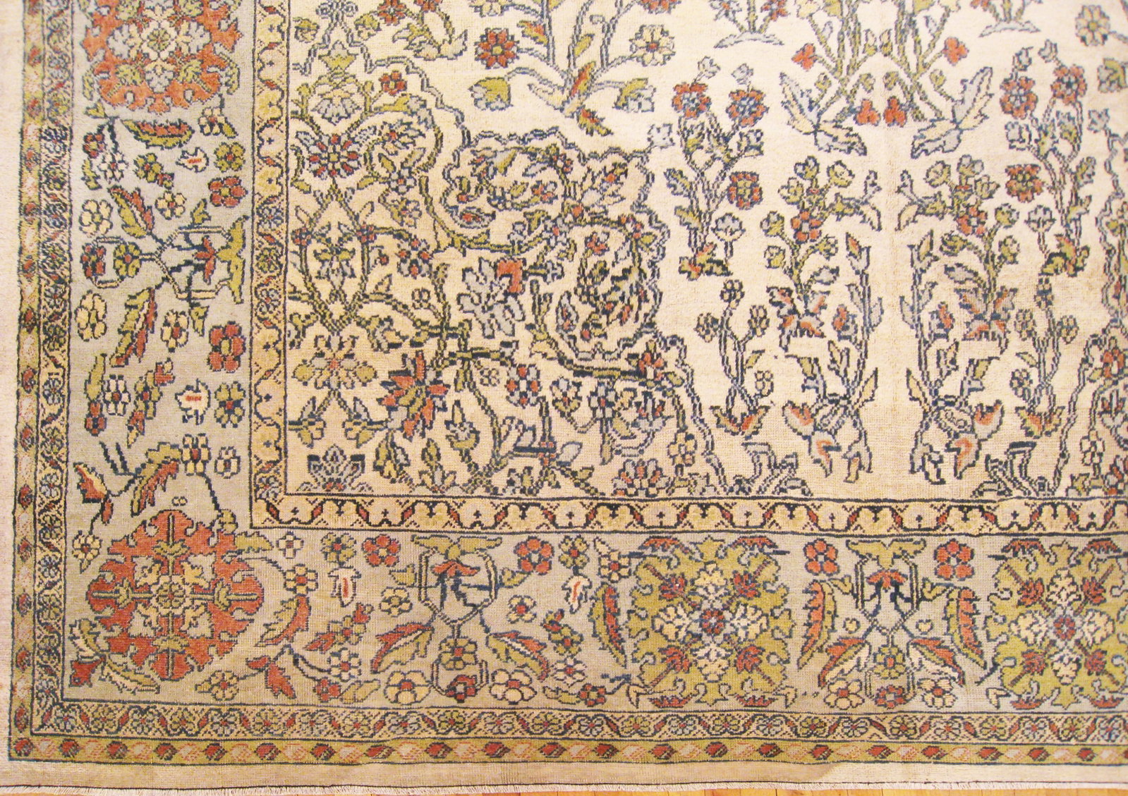Antique Persian Sultanabad Rug 10'2" H x 9'5" W - 3