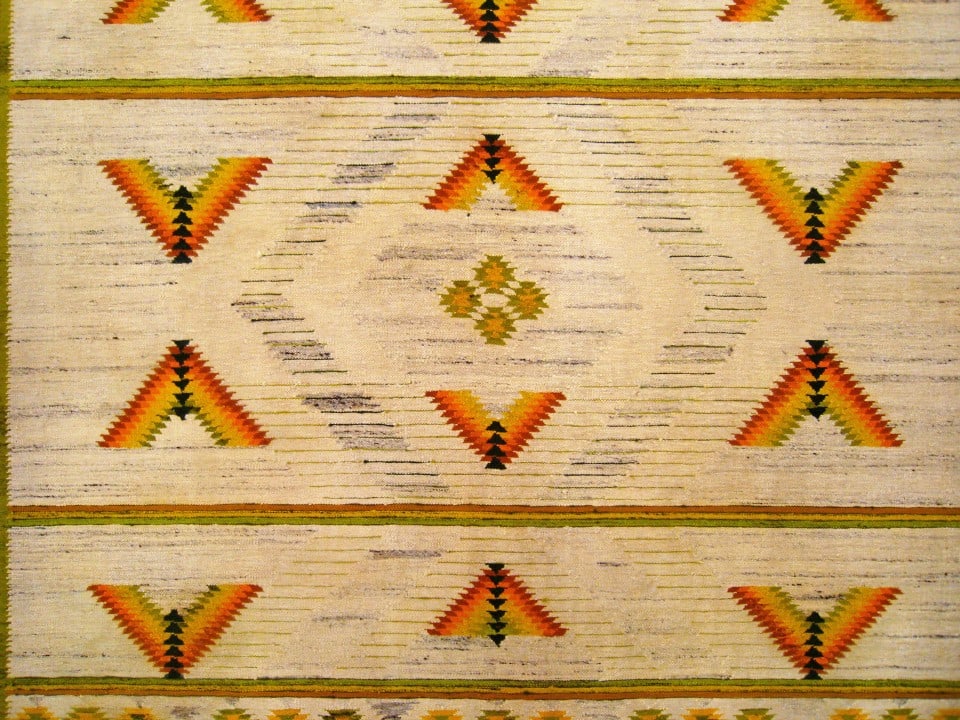 Vintage Swedish Rug 9'8" H x 6'10" W - 5