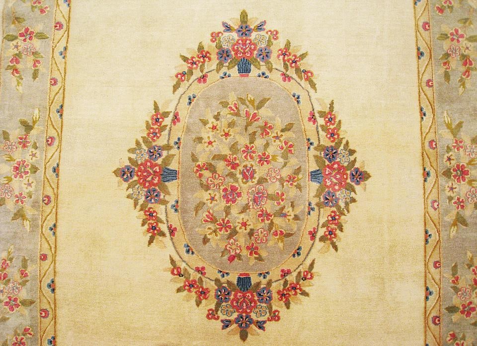 Vintage Persian Kerman Rug 8'7" H x 6'0" W - 4