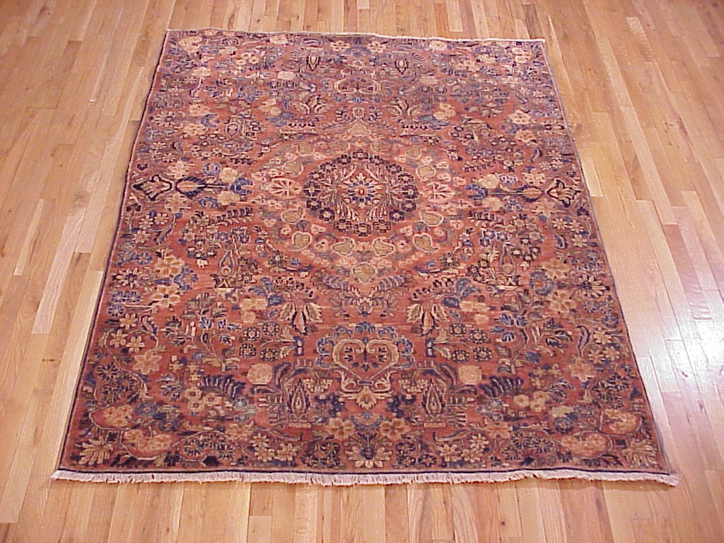 Antique Persian Sarouk Rug 7'0" H x 5'4" W - 7