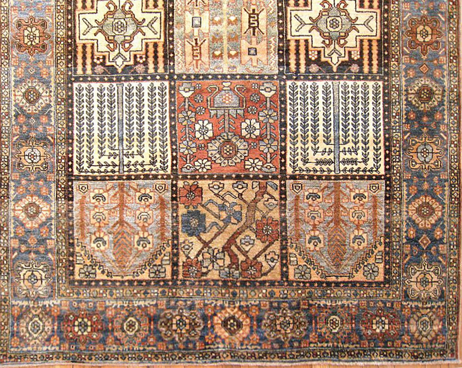 Antique Persian Baktiari Rug 6'10" H x 5'0" W - 3