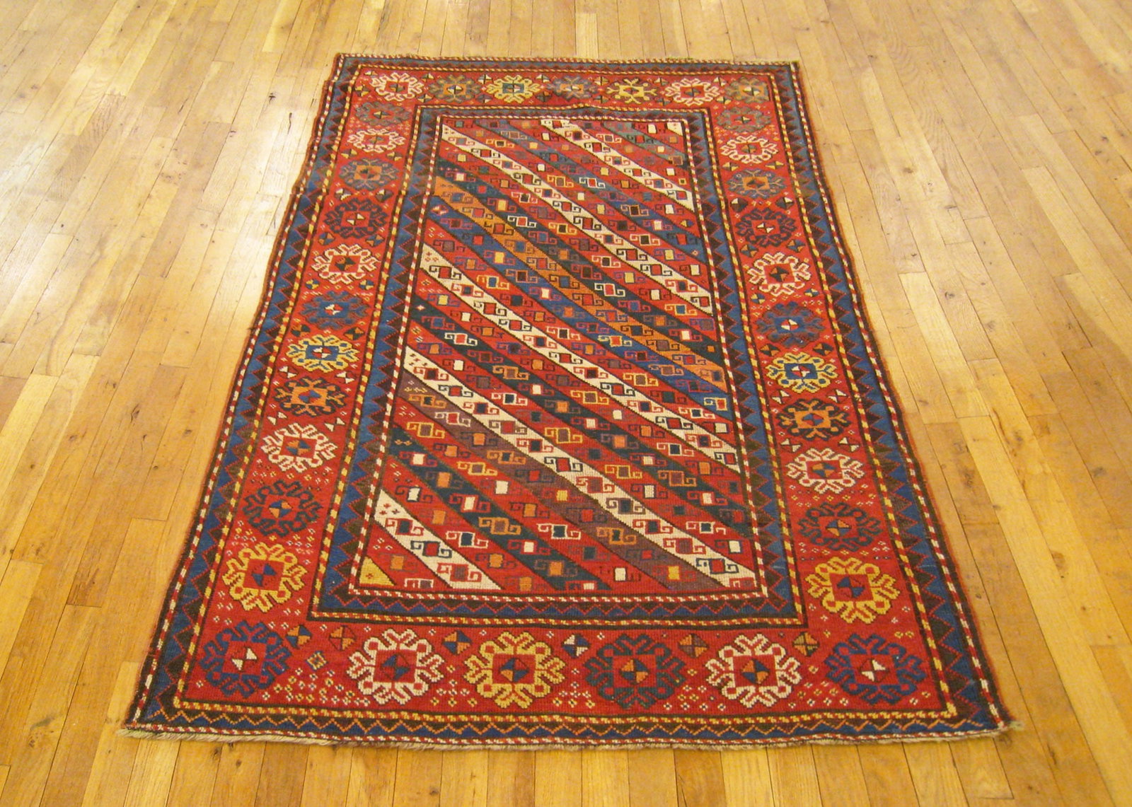 Antique Caucasian Gendje Rug 6'9" H x 3'9" W - 2