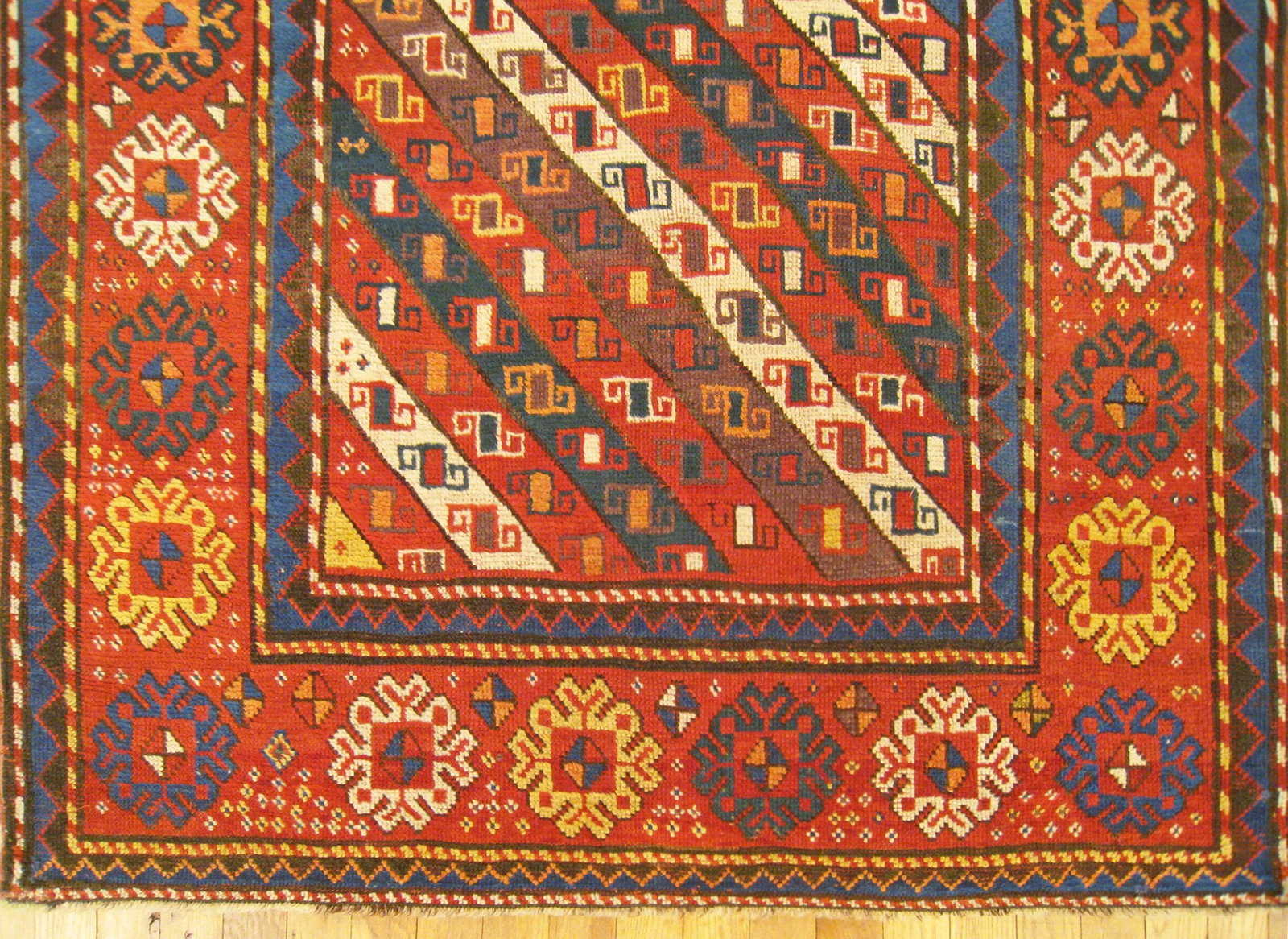 Antique Caucasian Gendje Rug 6'9" H x 3'9" W - 3
