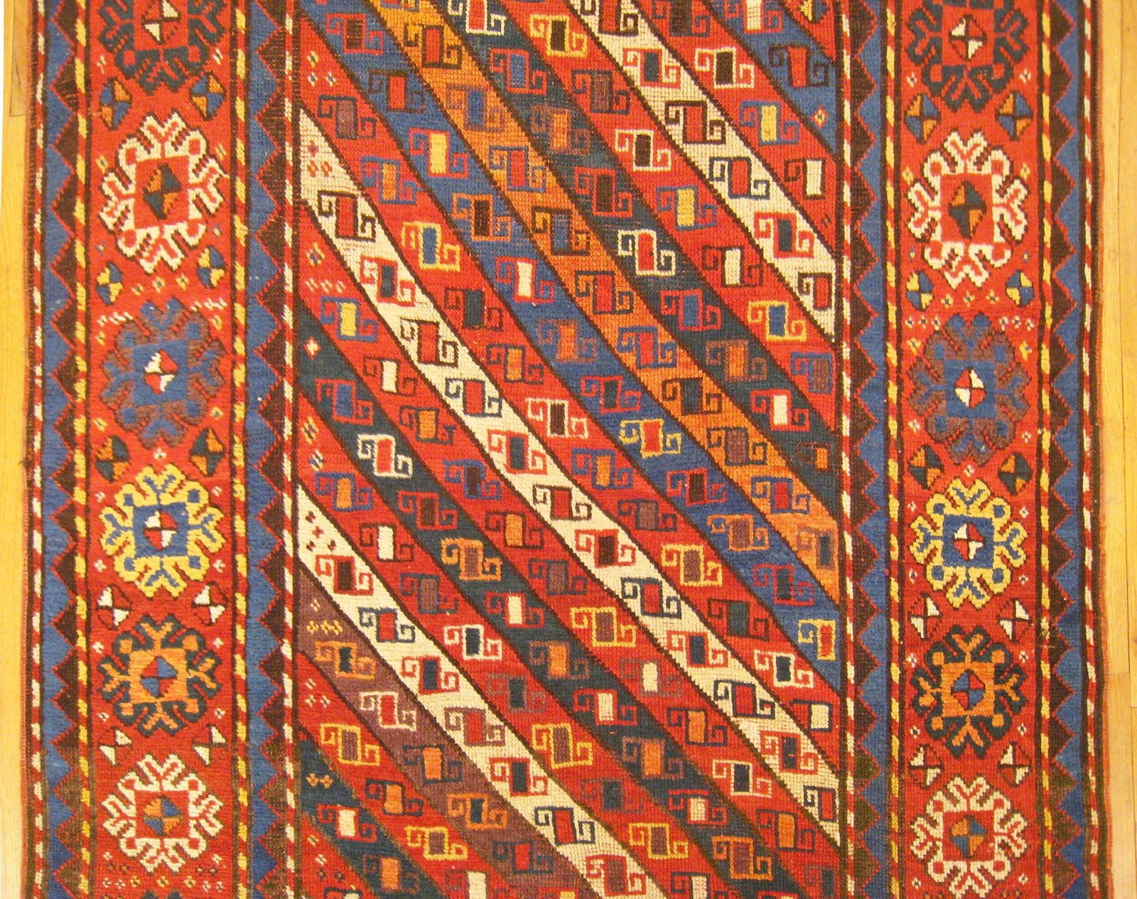 Antique Caucasian Gendje Rug 6'9" H x 3'9" W - 4