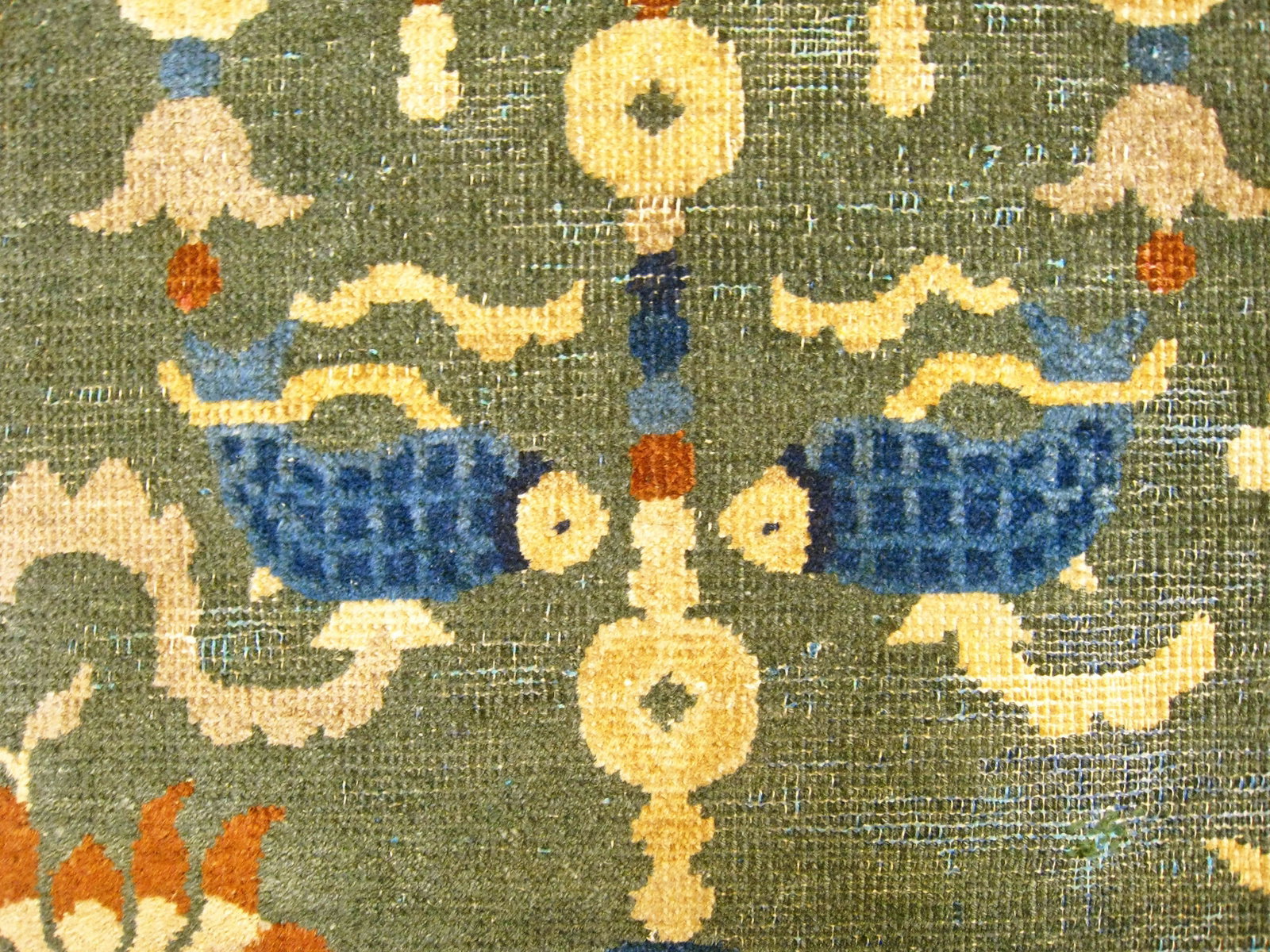Antique Chinese Tibetan Rug 6'7" H x 4'0" W - 4