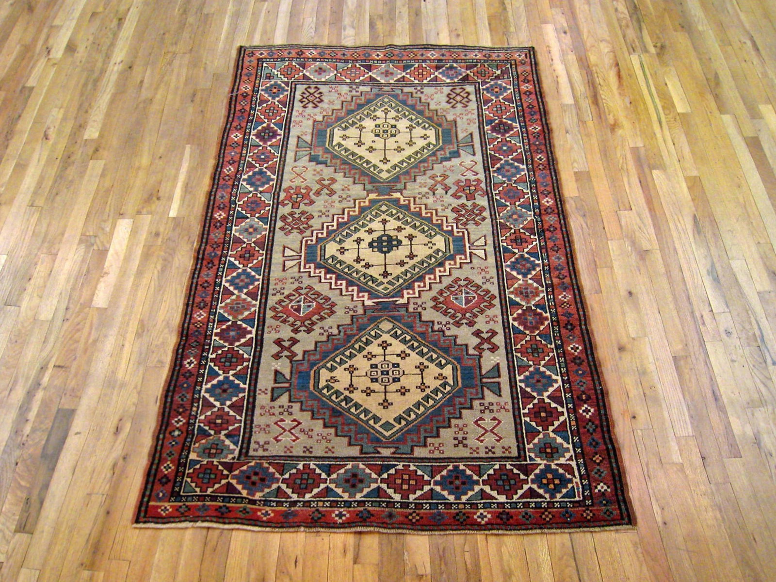 Antique Caucasian Kazak Rug 6'5" H x 4'1" W - 2