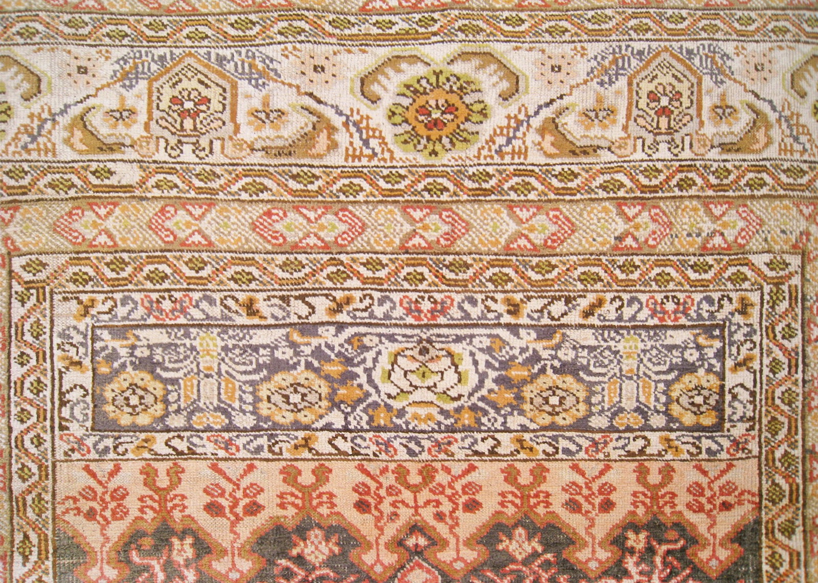 Vintage Turkish Prayer Rug 6'0" H x 4'4" W - 4