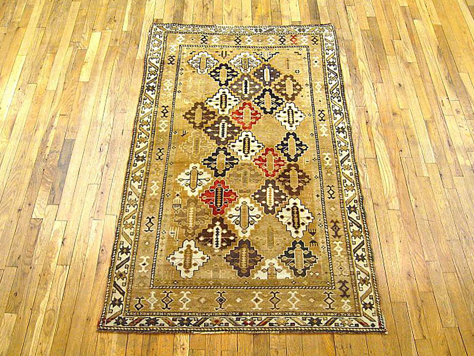 Antique Caucasian Shirvan Rug 6'0" H x 3'6" W - 2