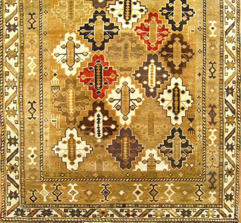 Antique Caucasian Shirvan Rug 6'0" H x 3'6" W - 3