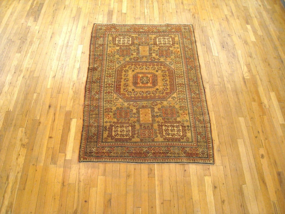Vintage Caucasian Kazak Rug 5'6" H x 4'0" W - 2