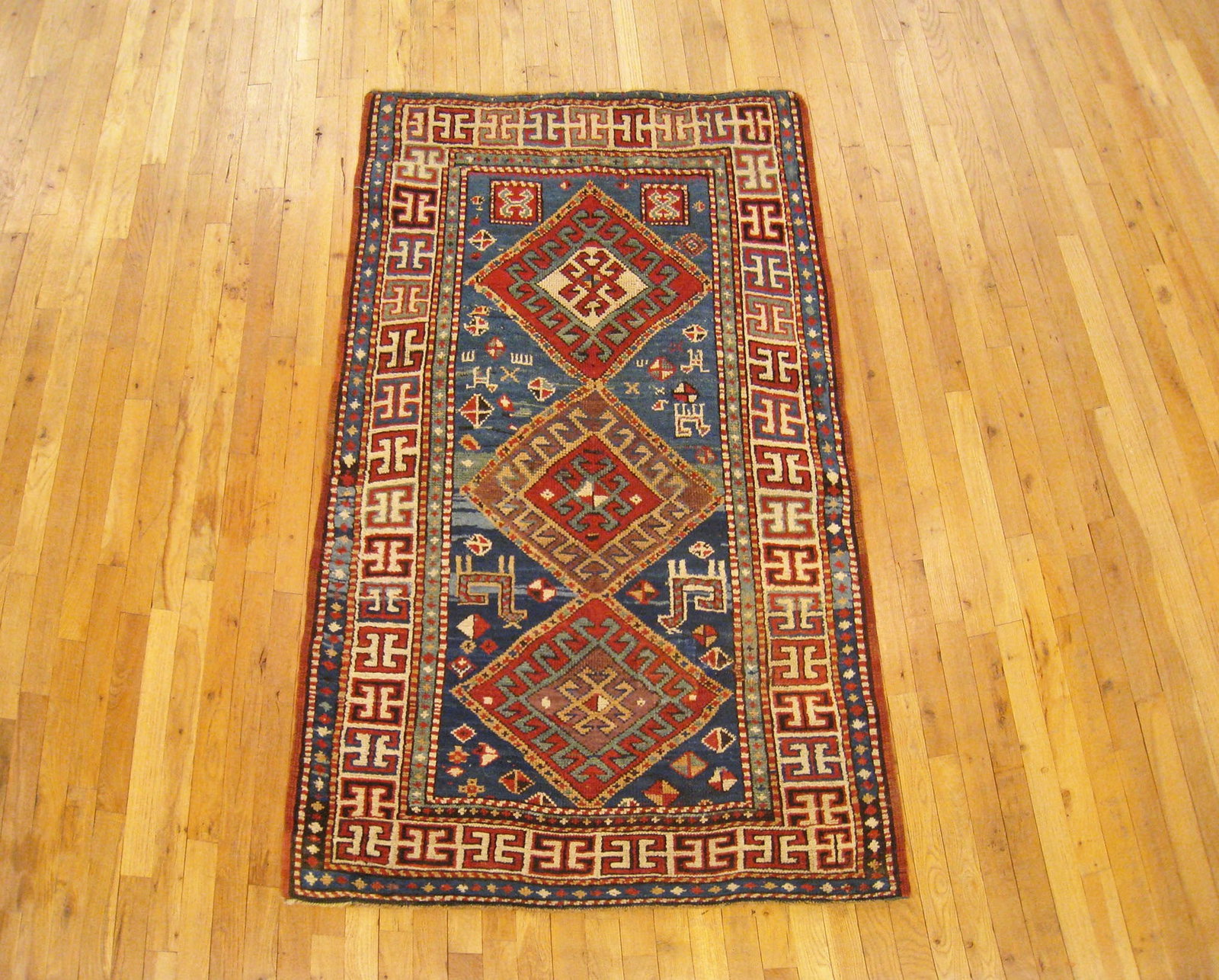 Antique Caucasian Kazak Rug 5'6" H x 3'6" W - 2