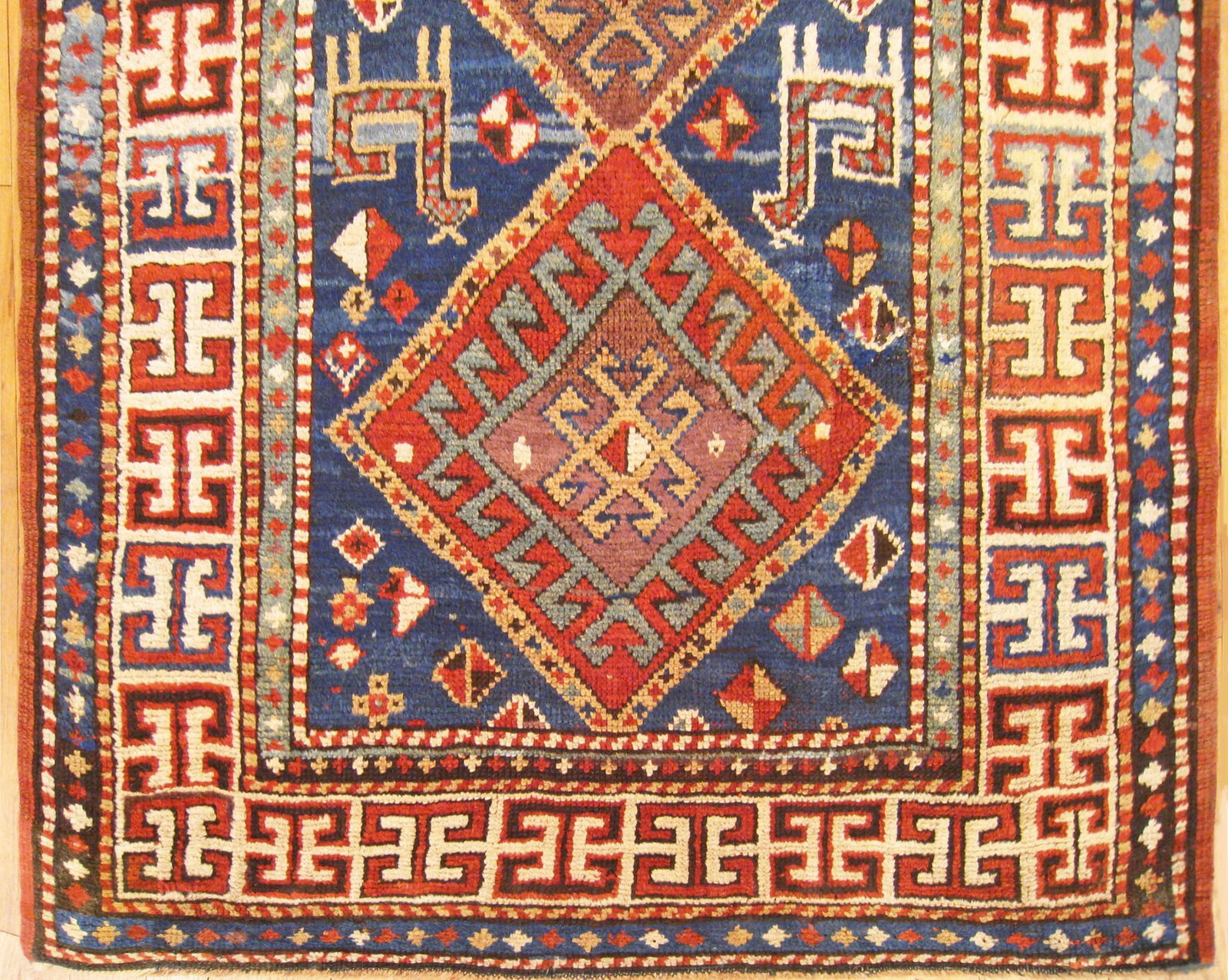 Antique Caucasian Kazak Rug 5'6" H x 3'6" W - 3