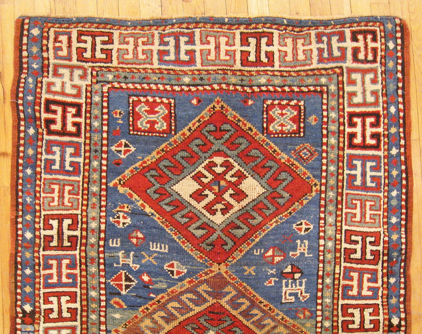 Antique Caucasian Kazak Rug 5'6" H x 3'6" W - 4
